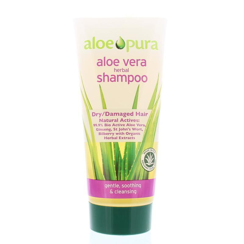 Aloe pura shampoo aloe vera droog/beschadigd haar