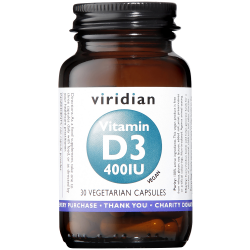 Vitamin D3 (Vegan) 400 IU (10µg)